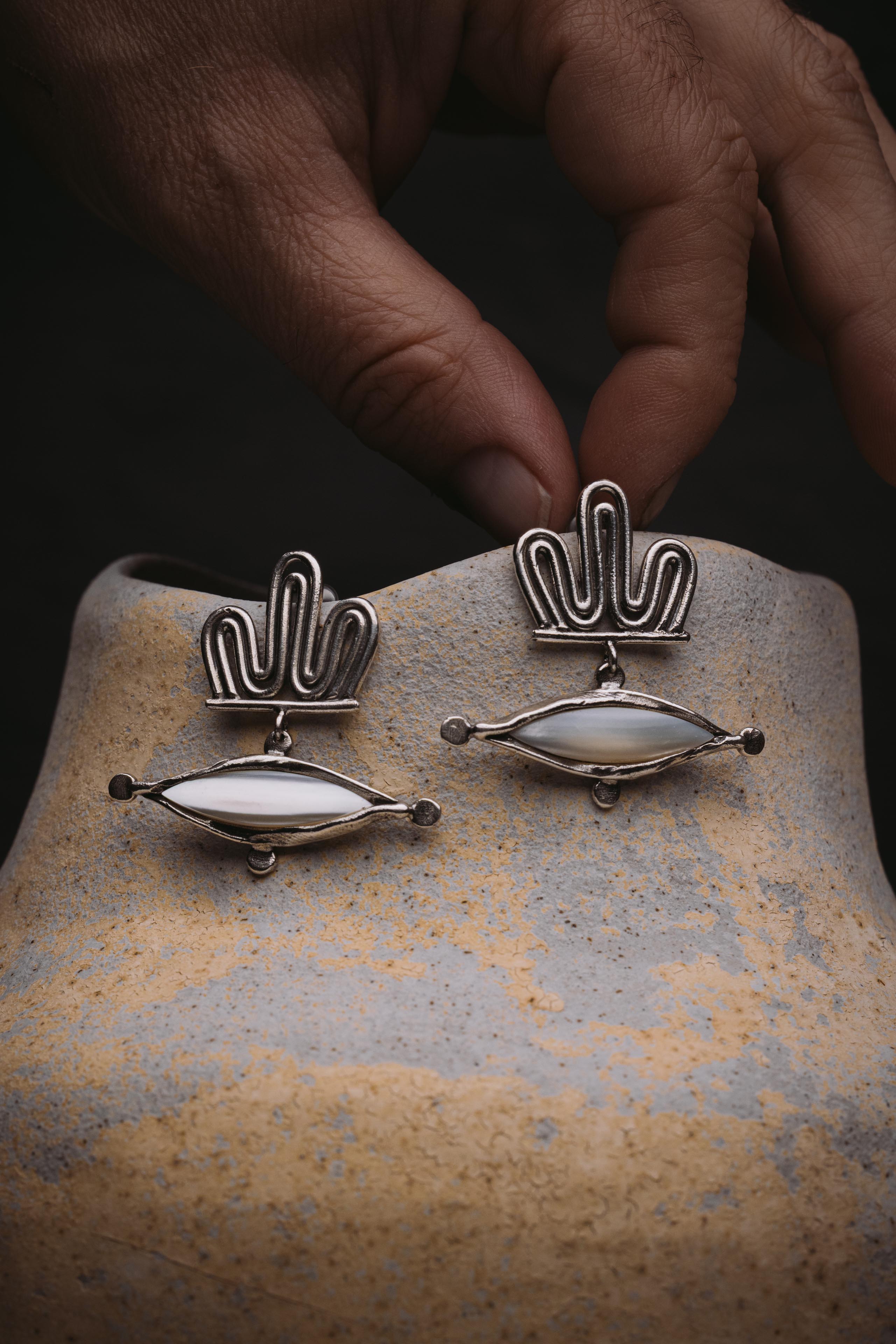 Boucles d'oreilles Intuition - Bijou graphique