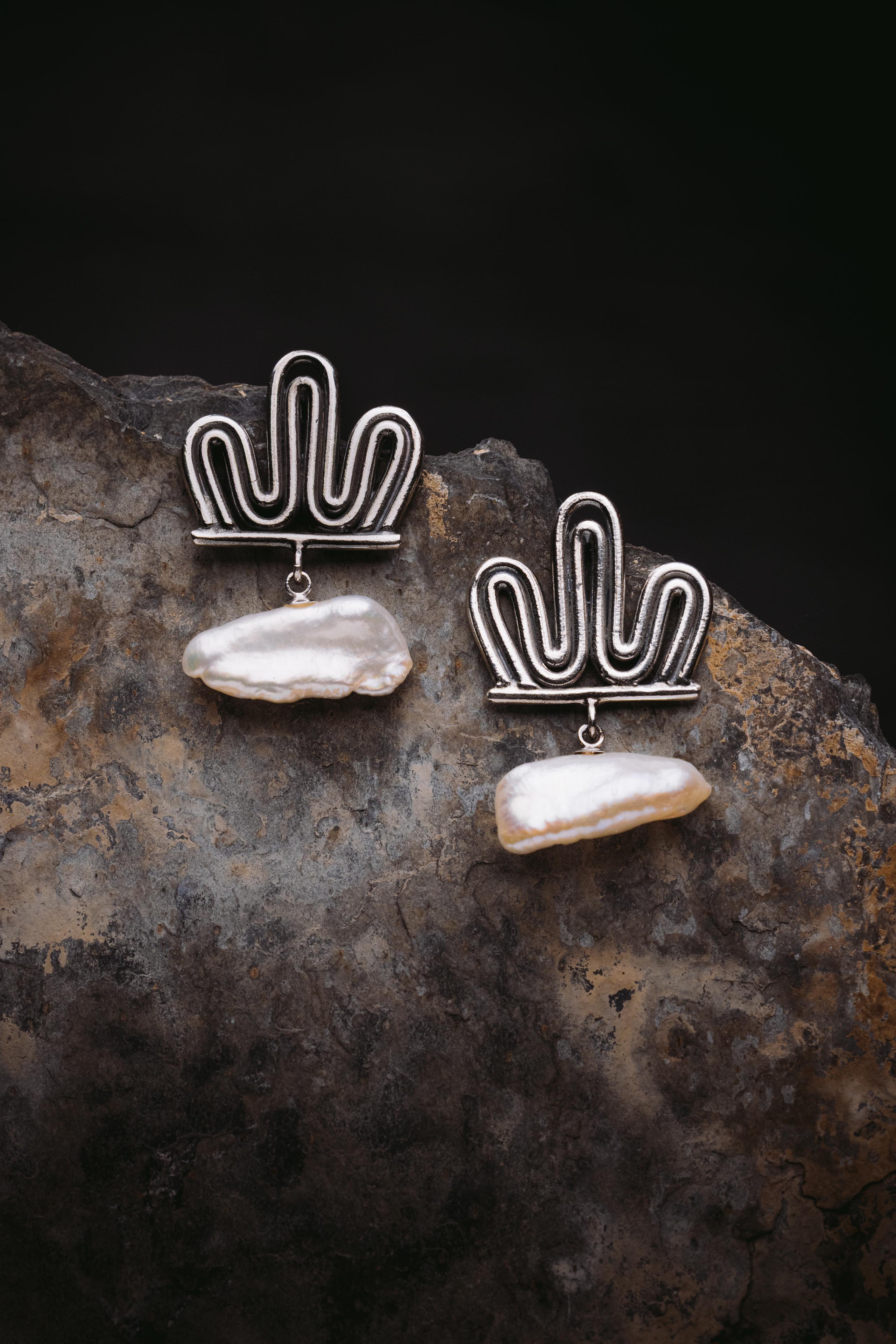 Boucles d'oreilles Horizon - entre ciel et terre