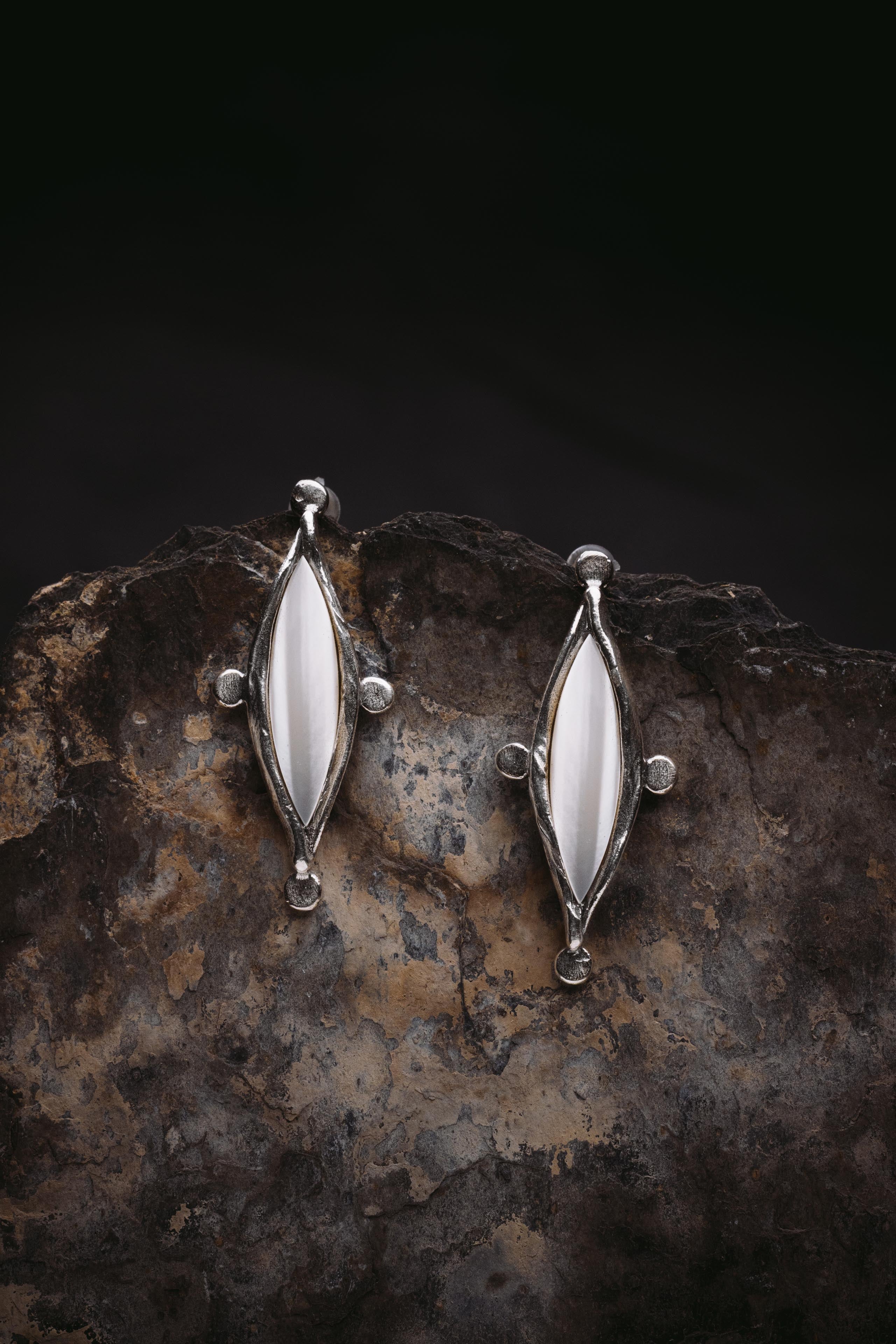Boucles d'oreilles Instinct - Design vertical
