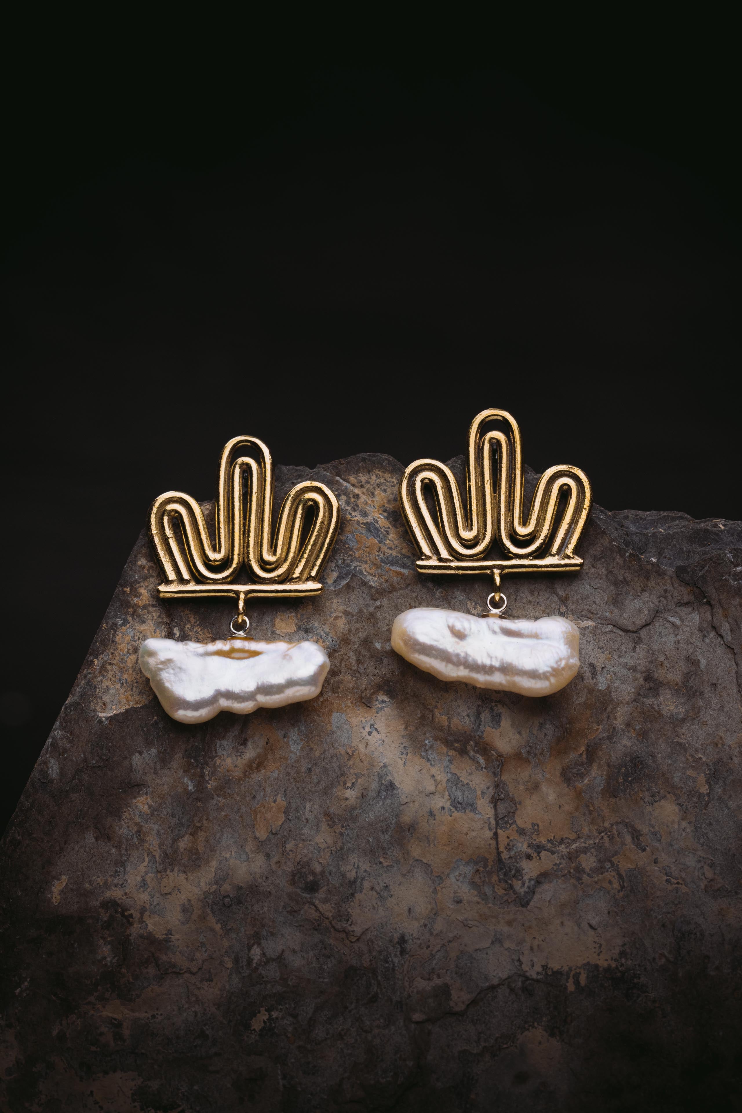 Boucles d'oreilles Horizon - entre ciel et terre