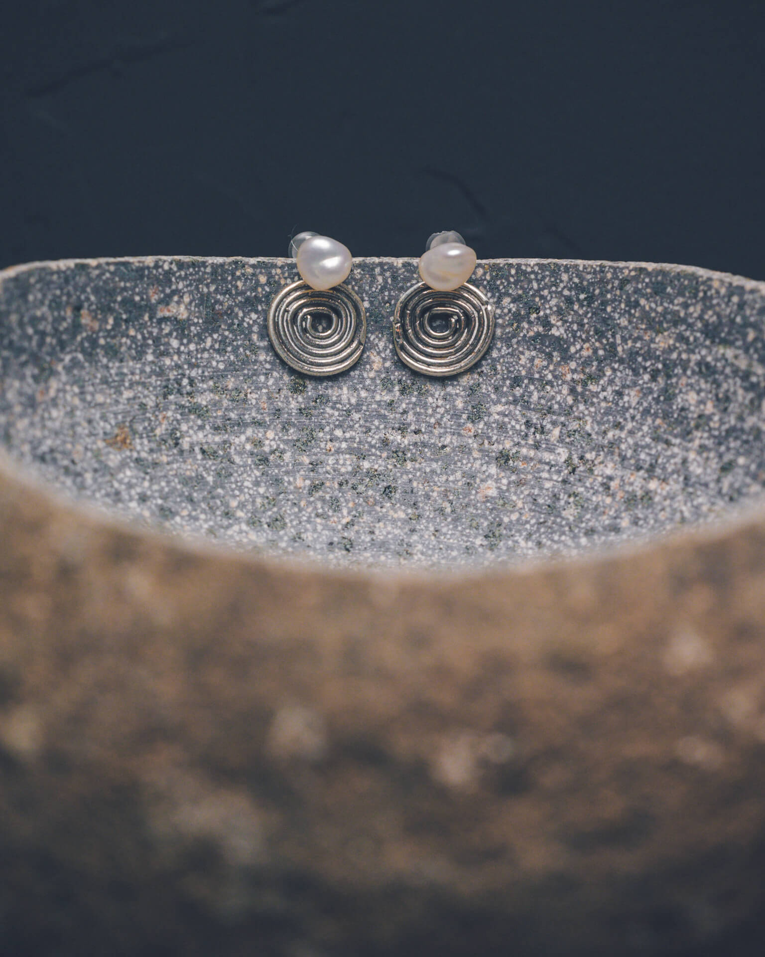Biwa earrings